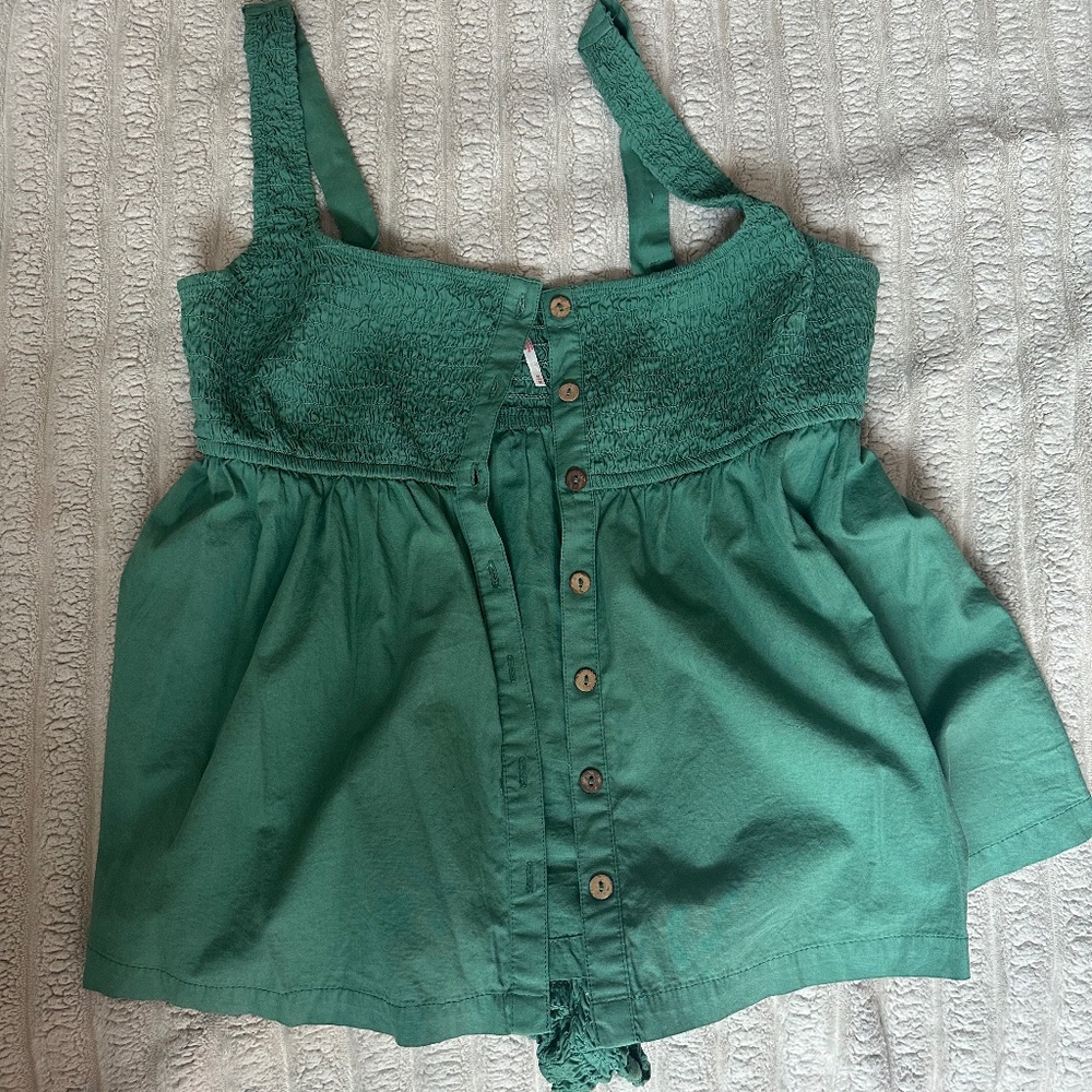 FREE PEOPLE ZOLA SET IN GREEN SZ M